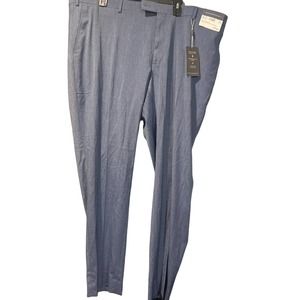 * Wilke Rodriguez Gray Flat Front Straight Leg Dress Suit Pants Size 40x29